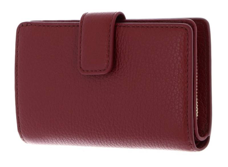COCCINELLE Geldbörse Mini Wallet Grained Leather, aus echtem Rindsleder von COCCINELLE