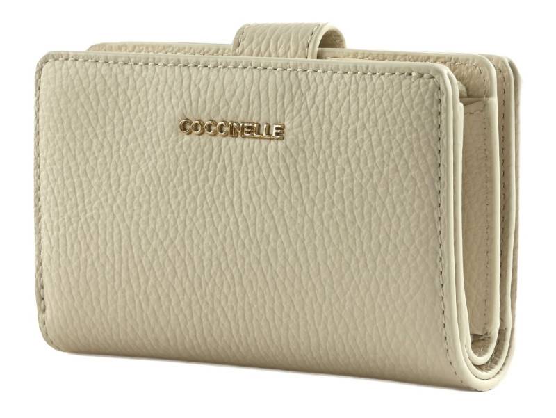 COCCINELLE Geldbörse Mini Wallet Grained Leather, aus echtem Rindsleder von COCCINELLE