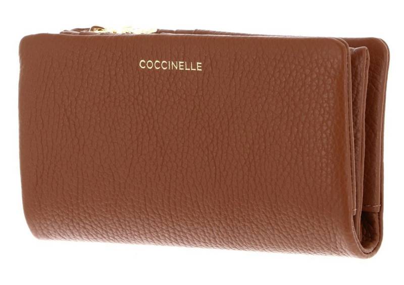 COCCINELLE Geldbörse Wallet, aus echtem Rindsleder mit RFID-Blocker Schutz von COCCINELLE