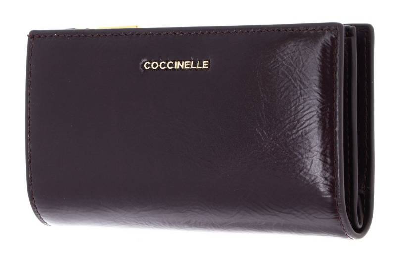 COCCINELLE Geldbörse Wallet, aus echtem Rindsleder mit RFID-Blocker Schutz von COCCINELLE