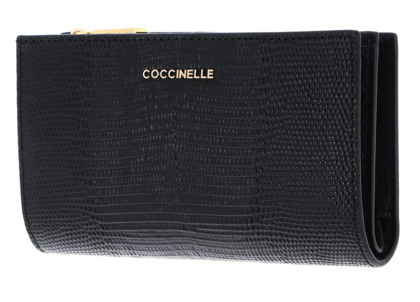 COCCINELLE Geldbörse Wallet, aus echtem Rindsleder mit RFID-Blocker Schutz von COCCINELLE