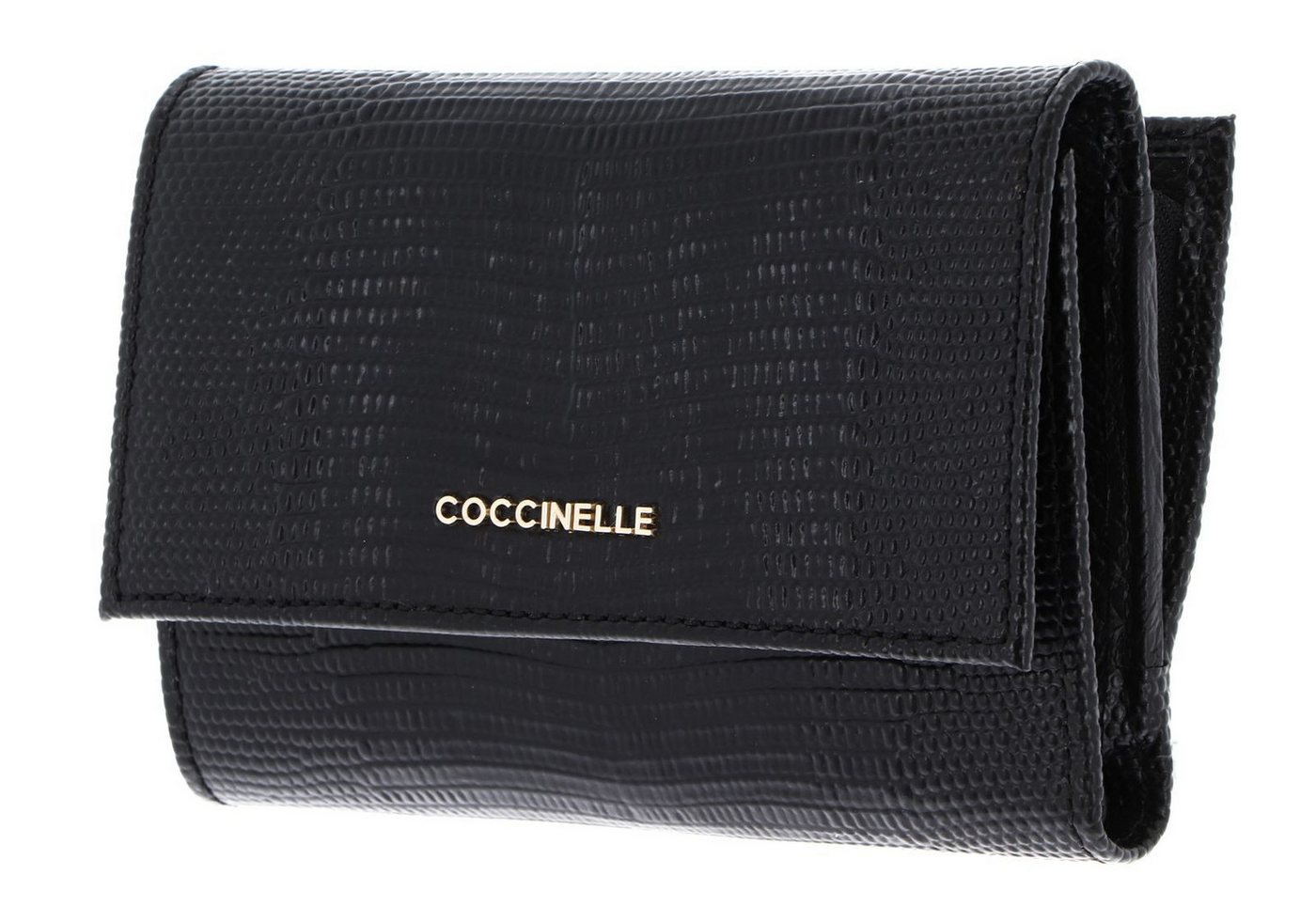 COCCINELLE Geldbörse Wallet, aus echtem Rindsleder mit RFID-Blocker Schutz von COCCINELLE