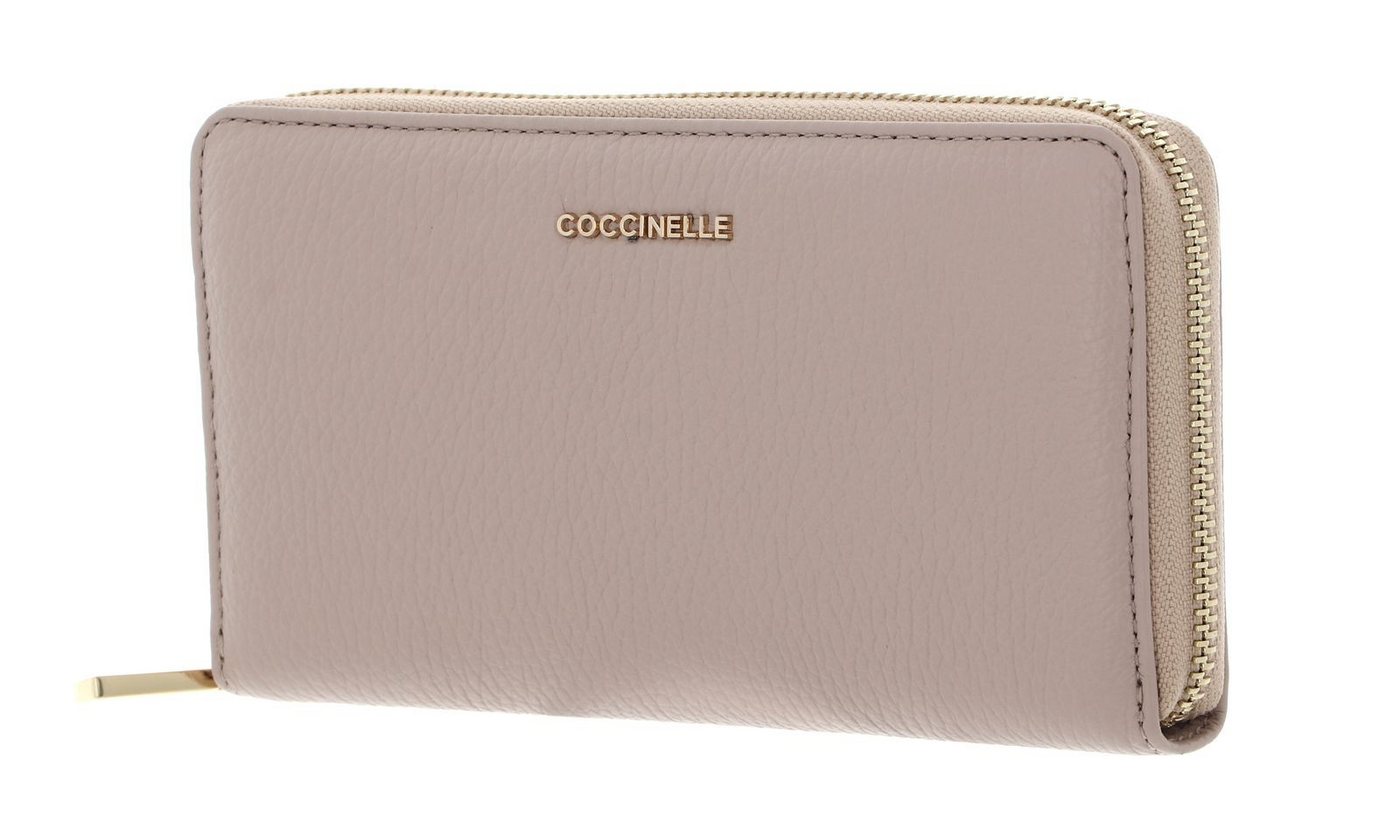 COCCINELLE Geldbörse Wallet Grained Leather, aus echtem Leder von COCCINELLE