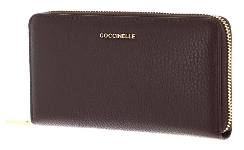 COCCINELLE Geldbörse Wallet Grained Leather, aus echtem Leder von COCCINELLE
