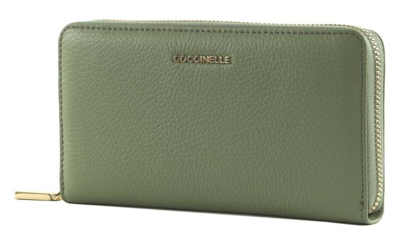 COCCINELLE Geldbörse Wallet Grained Leather, aus echtem Leder von COCCINELLE