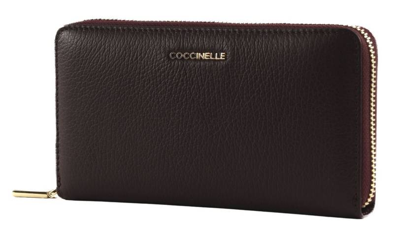 COCCINELLE Geldbörse Wallet Grained Leather, aus echtem Leder von COCCINELLE