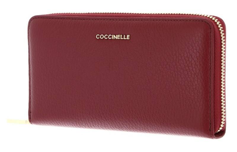 COCCINELLE Geldbörse Wallet Grained Leather, aus echtem Leder von COCCINELLE