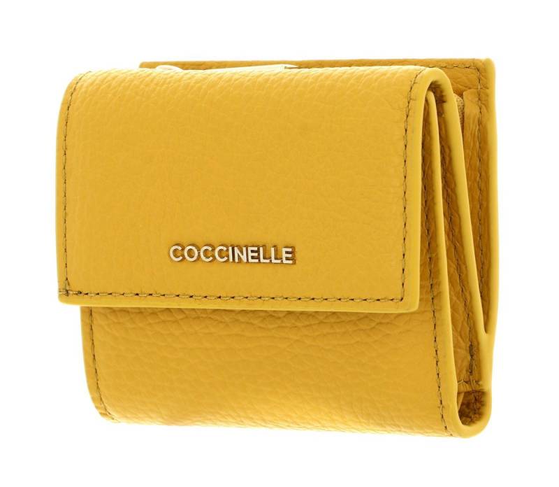 COCCINELLE Geldbörse Wallet Grained Leather, aus echtem Rindsleder mit RFID-Blocker Schutz von COCCINELLE