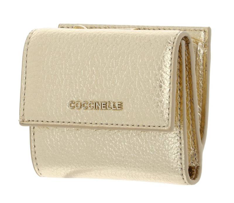 COCCINELLE Geldbörse Wallet Grained Leather, aus echtem Rindsleder mit RFID-Blocker Schutz von COCCINELLE