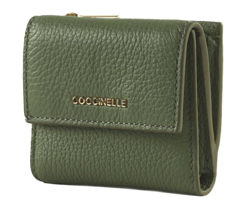 COCCINELLE Geldbörse Wallet Grained Leather, aus echtem Rindsleder mit RFID-Blocker Schutz von COCCINELLE