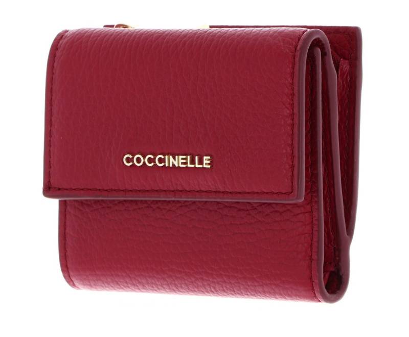 COCCINELLE Geldbörse Wallet Grained Leather, aus echtem Rindsleder mit RFID-Blocker Schutz von COCCINELLE