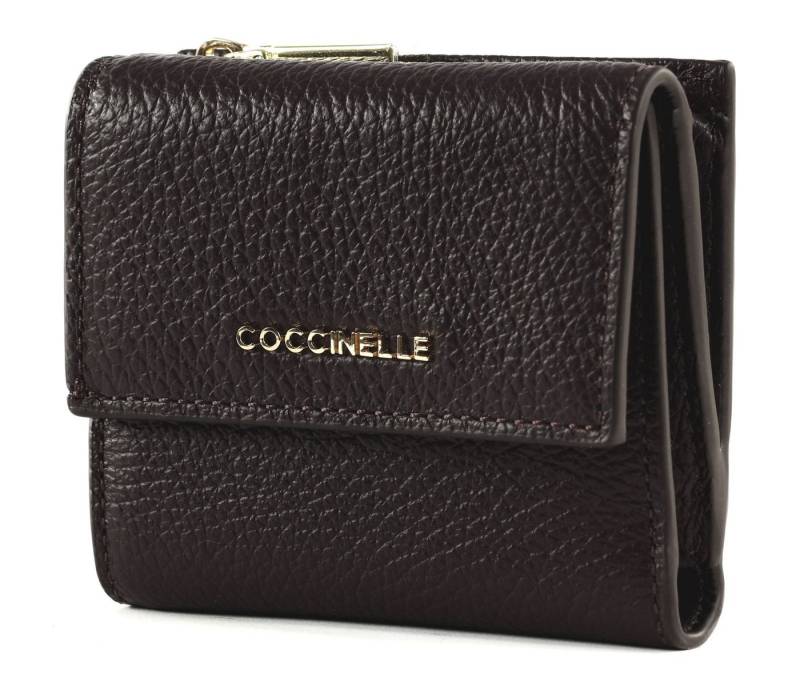 COCCINELLE Geldbörse Wallet Grained Leather, aus echtem Rindsleder mit RFID-Blocker Schutz von COCCINELLE