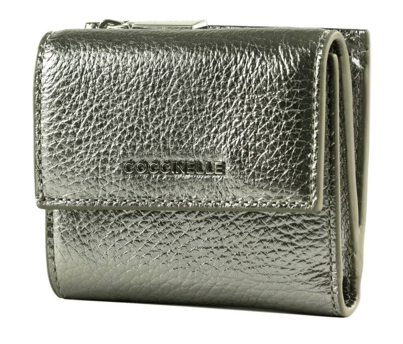 COCCINELLE Geldbörse Wallet Grained Leather, aus echtem Rindsleder mit RFID-Blocker Schutz von COCCINELLE