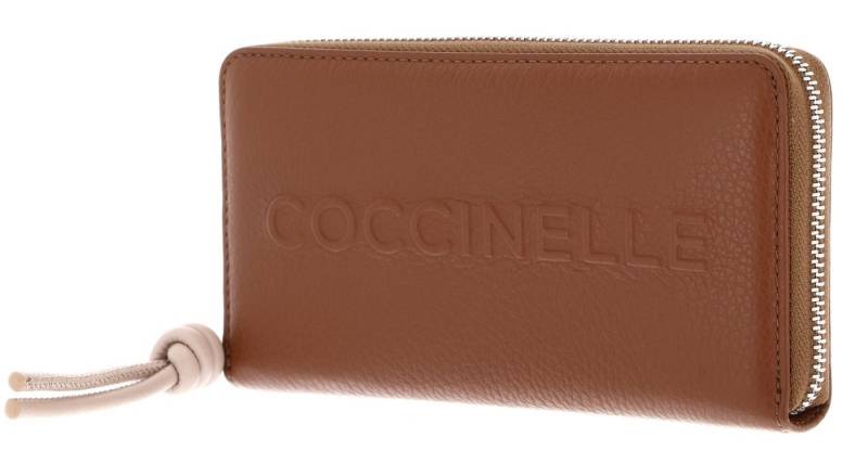 COCCINELLE Geldbörse Wallet Grained Leather, aus echtem Rindsleder von COCCINELLE