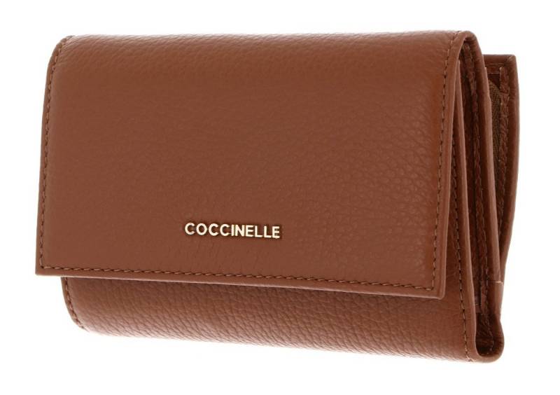 COCCINELLE Geldbörse Wallet Grainy Leather, aus echtem Rindsleder von COCCINELLE