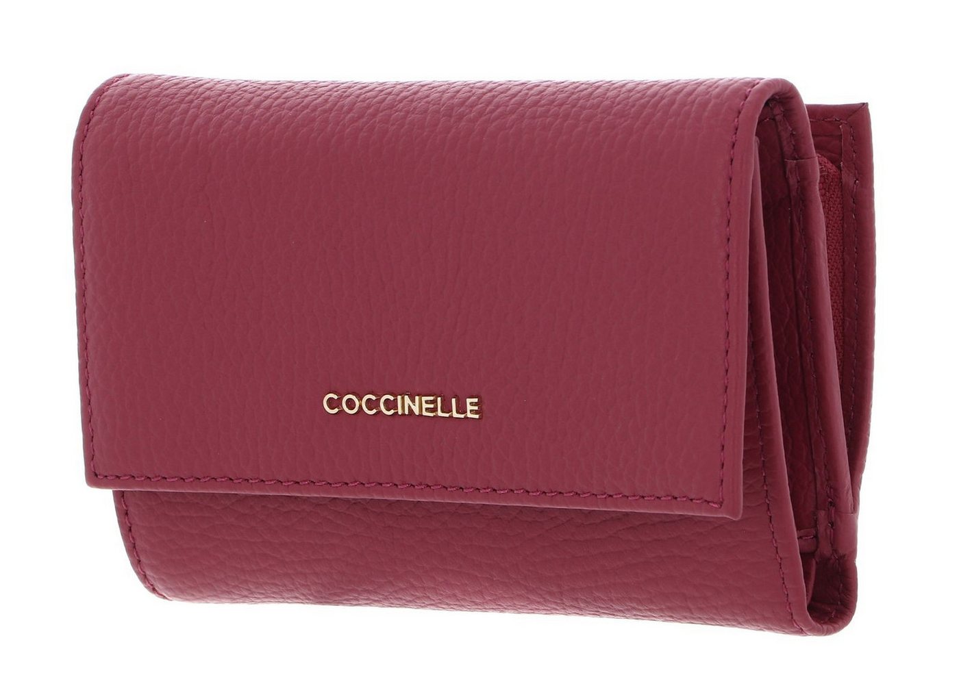 COCCINELLE Geldbörse Wallet Grainy Leather, aus echtem Rindsleder von COCCINELLE