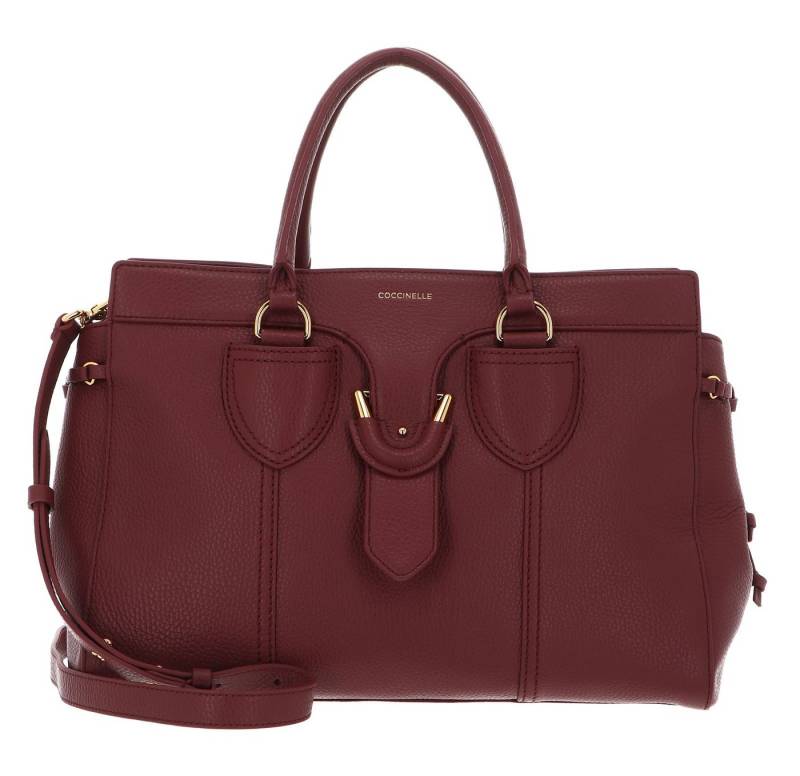 COCCINELLE Handtasche Handbag Grained Leather, aus echtem Rindsleder von COCCINELLE