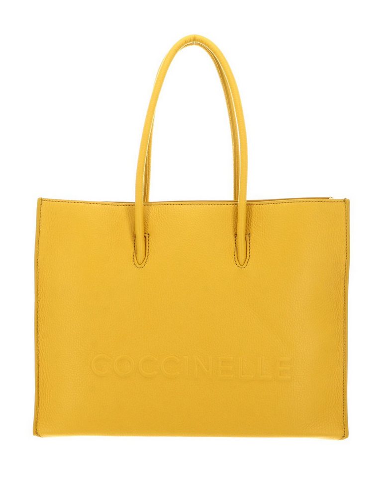 COCCINELLE Handtasche Handbag Grained Leather, aus echtem Rindsleder von COCCINELLE