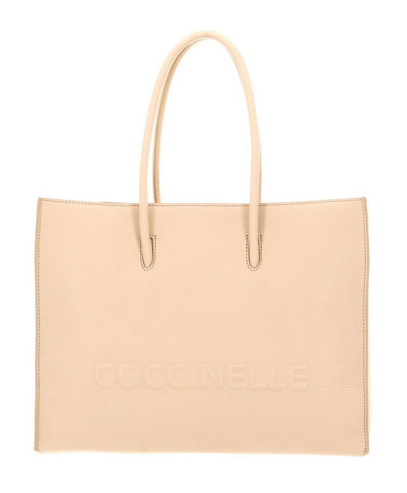 COCCINELLE Handtasche Handbag Grained Leather, aus echtem Rindsleder von COCCINELLE