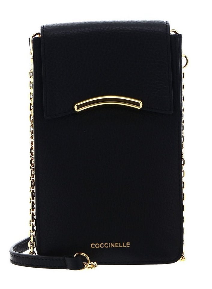 COCCINELLE Handytasche Hi-Tech Accessories Grained Leather, aus echtem Rindsleder von COCCINELLE