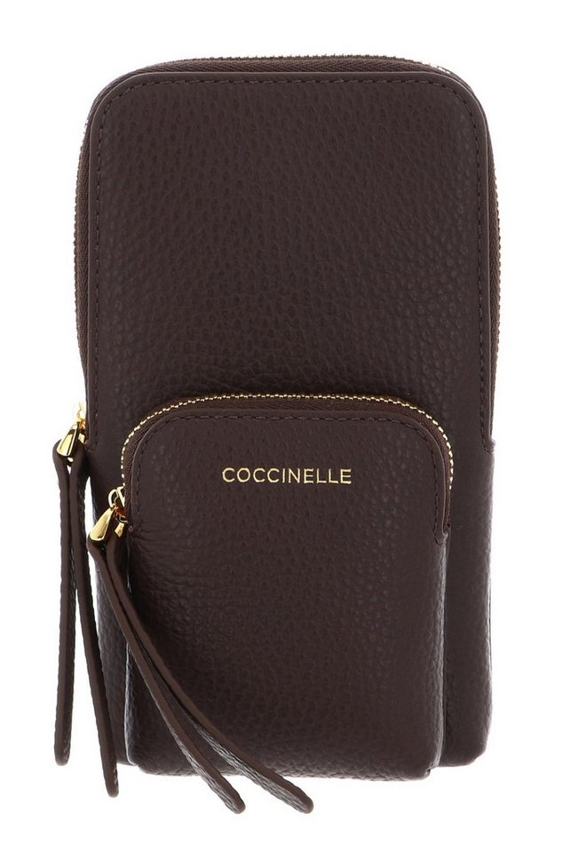 COCCINELLE Handytasche Hi-Tech Phone Bag, aus echtem Rindsleder von COCCINELLE