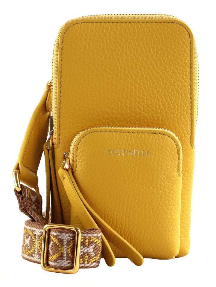 COCCINELLE Handytasche Hi-Tech Phone Bag, aus echtem Rindsleder von COCCINELLE