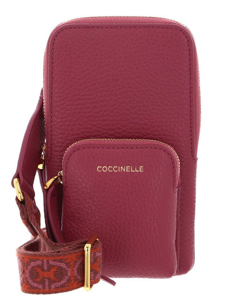COCCINELLE Handytasche Hi-Tech Phone Bag, aus echtem Rindsleder von COCCINELLE