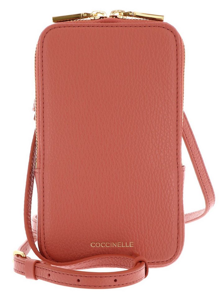 COCCINELLE Handytasche Hi-Tech Phone Bag, aus echtem Rindsleder von COCCINELLE