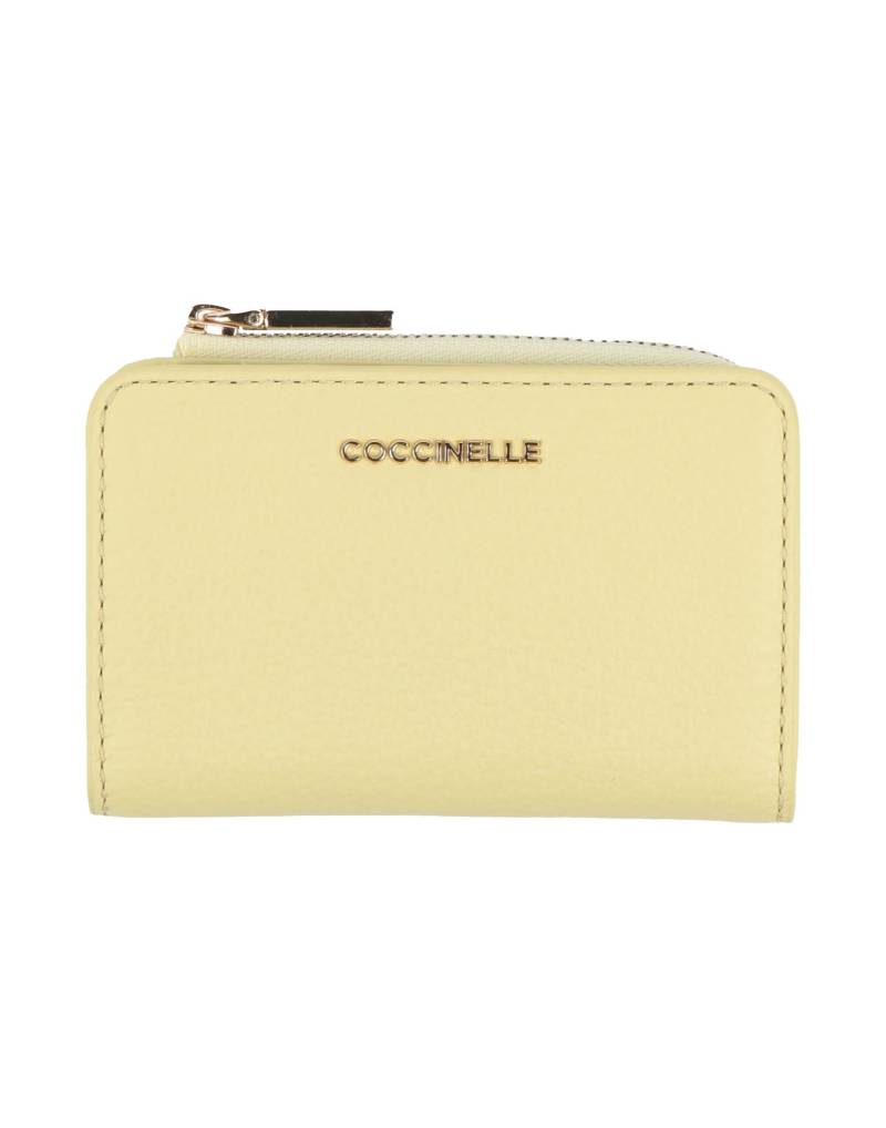 COCCINELLE Kartenetui Damen Pastellgelb von COCCINELLE