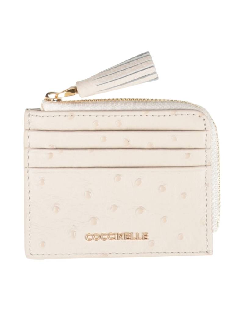 COCCINELLE Kartenetui Damen Off white von COCCINELLE