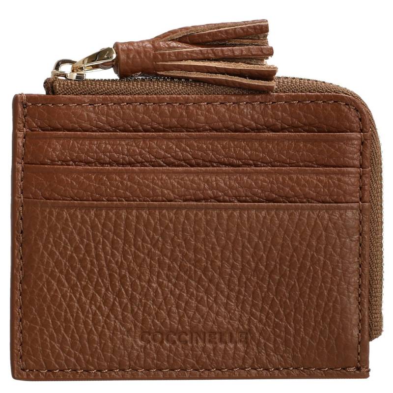 COCCINELLE Kartenetui Tassel - Kreditkartenetui 6cc 10 cm (cognac) von COCCINELLE