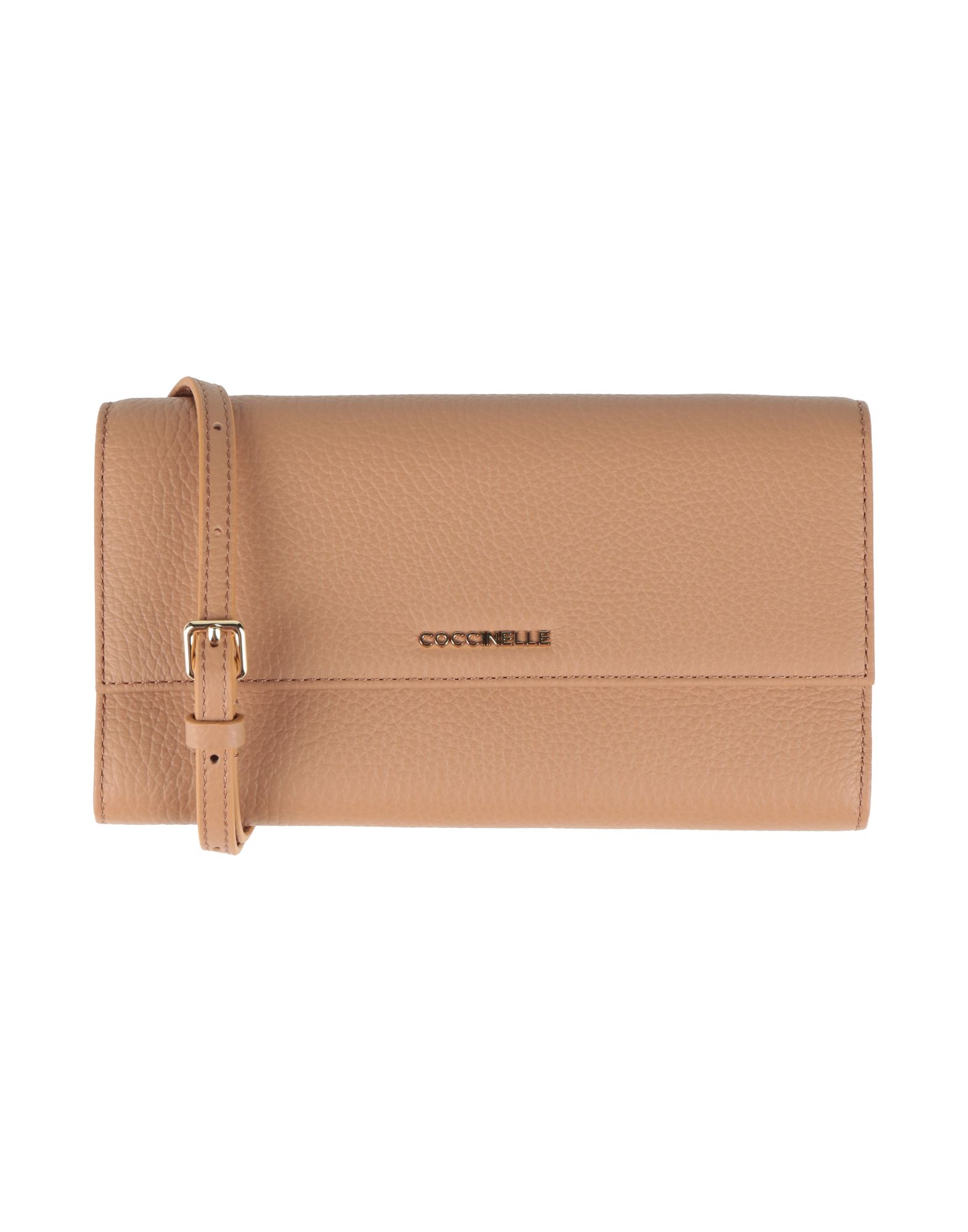 COCCINELLE Portemonnaie Mit Tragriemen Damen Kamel von COCCINELLE