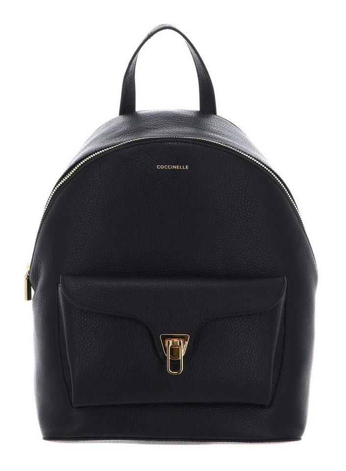 COCCINELLE Rucksack Backpack Grained Leather, aus echtem Rindsleder von COCCINELLE