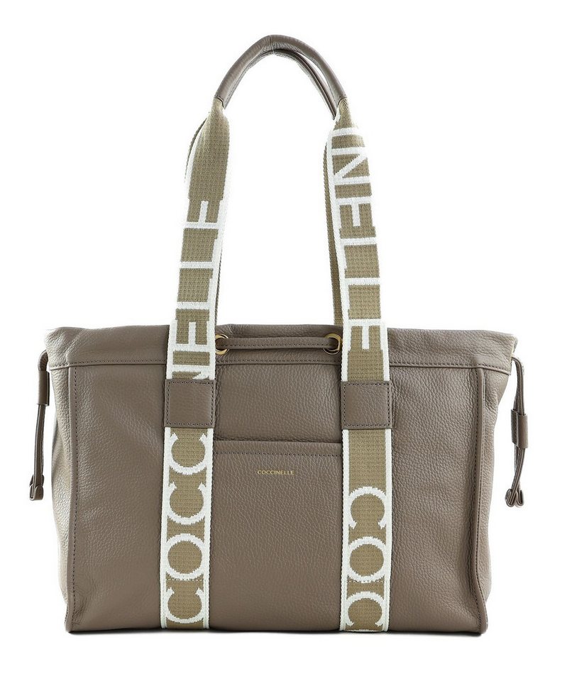 COCCINELLE Schultertasche 2Day Signature, aus echtem Rindsleder von COCCINELLE