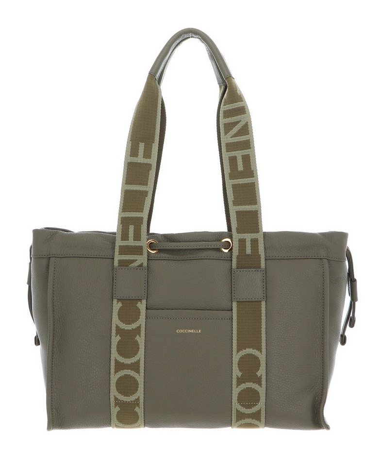 COCCINELLE Schultertasche 2Day Signature, aus echtem Rindsleder von COCCINELLE