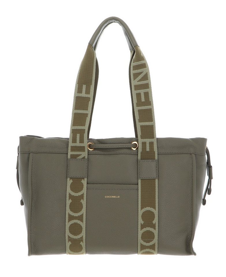 COCCINELLE Schultertasche 2Day Signature, aus echtem Rindsleder von COCCINELLE