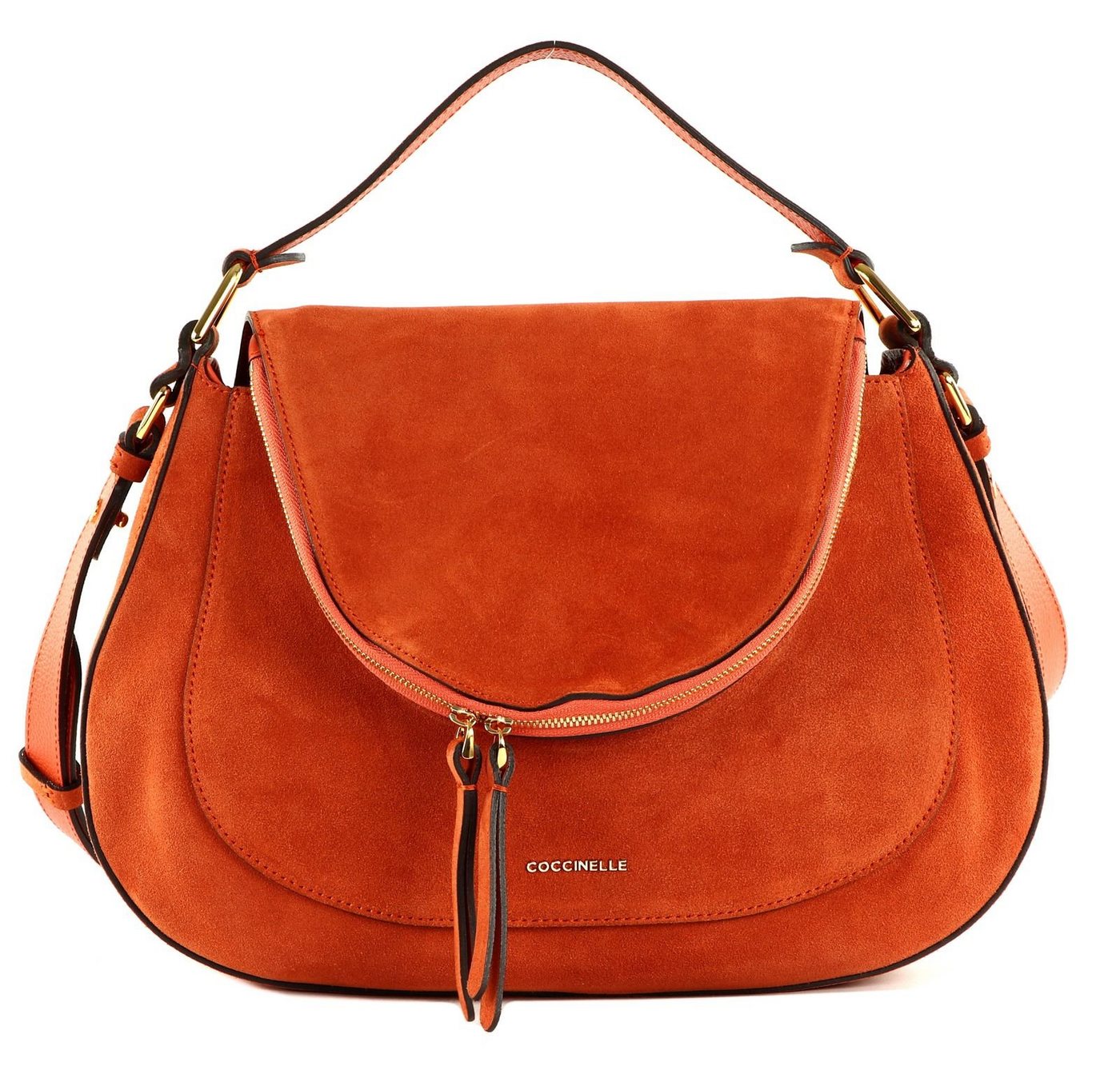 COCCINELLE Schultertasche Coccinelle Sole Suede von COCCINELLE