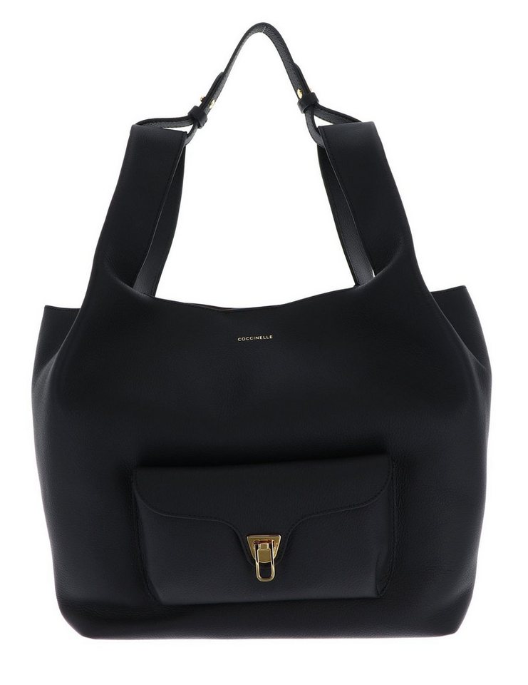 COCCINELLE Schultertasche Double Grainy Leather Handbag, aus echtem Rindsleder von COCCINELLE