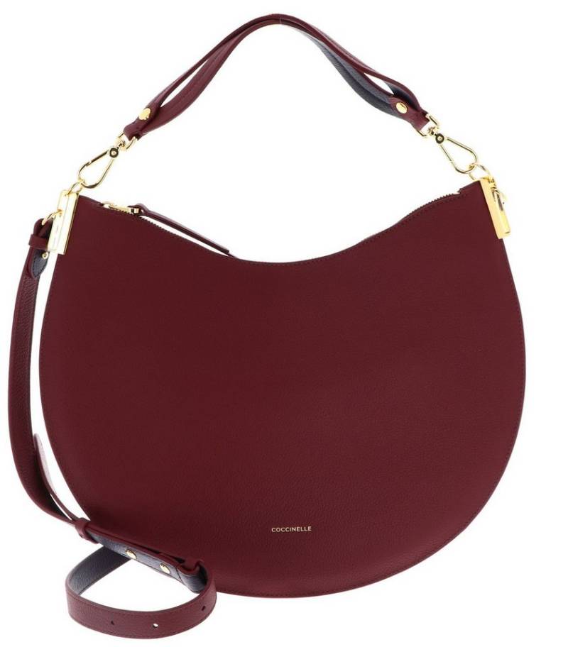 COCCINELLE Schultertasche Handbag Double Grainy Leather, aus echtem Rindsleder von COCCINELLE
