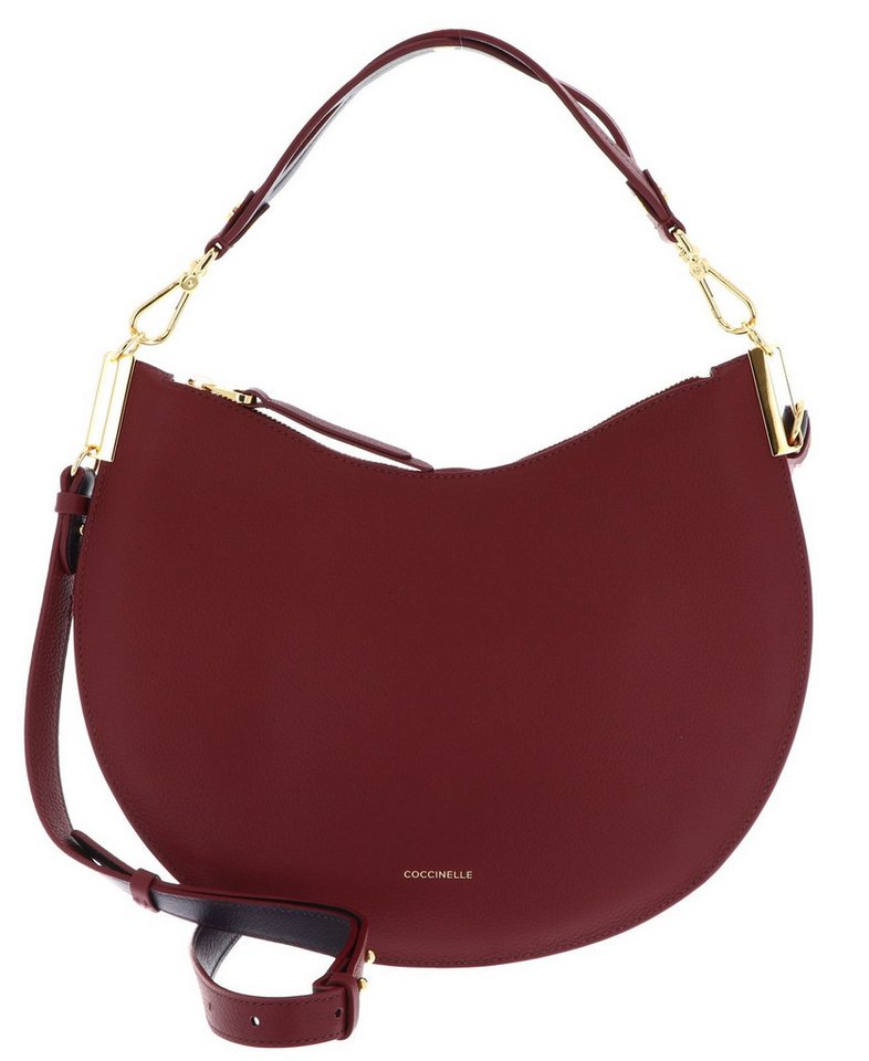COCCINELLE Schultertasche Handbag Double Grainy Leather, aus echtem Rindsleder von COCCINELLE