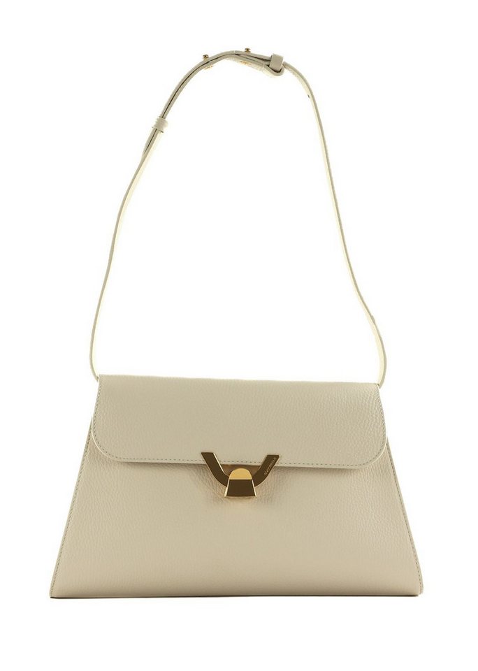 COCCINELLE Schultertasche Handbag Grained Leather, aus echtem Rindsleder von COCCINELLE