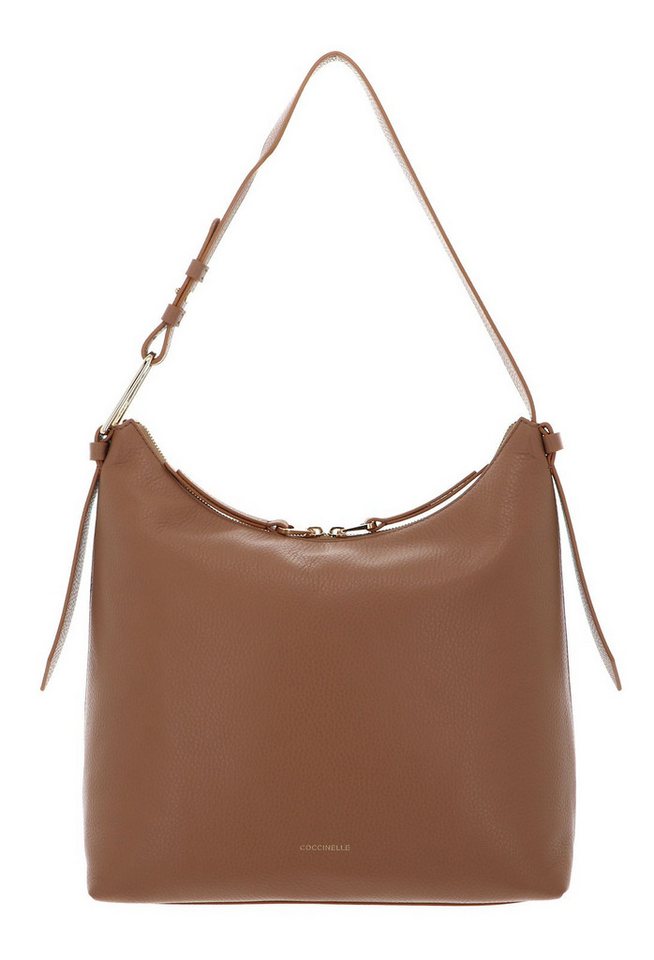 COCCINELLE Schultertasche Handbag Grained Leather, aus echtem Rindsleder von COCCINELLE