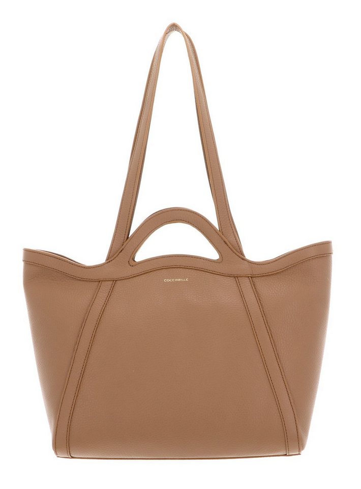 COCCINELLE Schultertasche Handbag Grained Leather, aus echtem Rindsleder von COCCINELLE