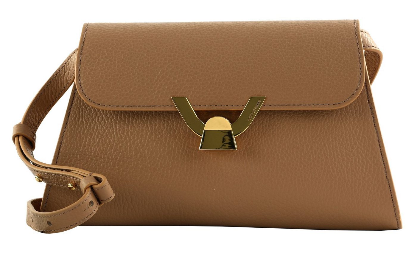 COCCINELLE Schultertasche Handbag Grained Leather, aus echtem Rindsleder von COCCINELLE