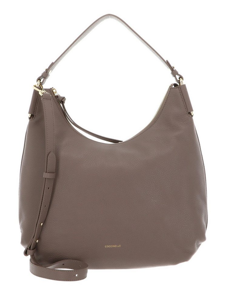 COCCINELLE Schultertasche Handbag Grained Leather, aus echtem Rindsleder von COCCINELLE