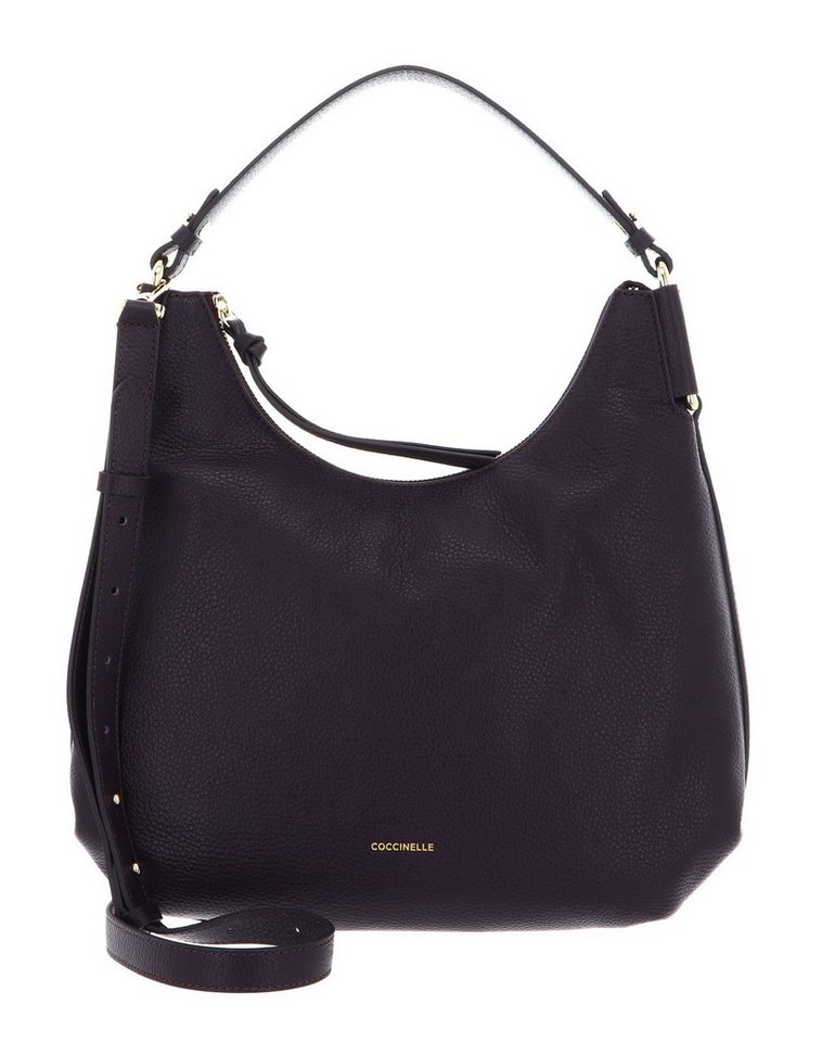 COCCINELLE Schultertasche Handbag Grained Leather, aus echtem Rindsleder von COCCINELLE