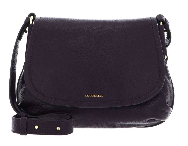 COCCINELLE Schultertasche Handbag Grained Leather, aus echtem Rindsleder von COCCINELLE