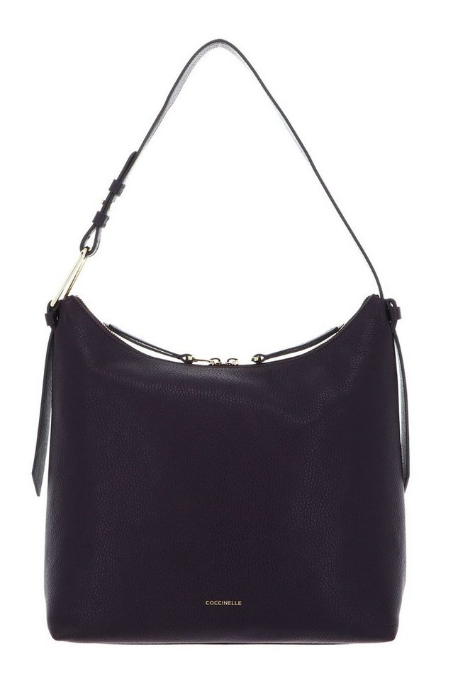 COCCINELLE Schultertasche Handbag Grained Leather, aus echtem Rindsleder von COCCINELLE