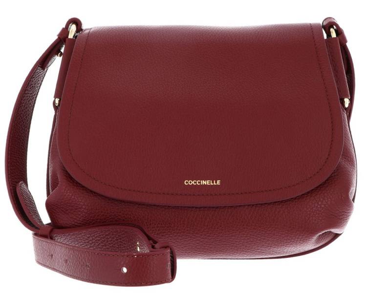 COCCINELLE Schultertasche Handbag Grained Leather, aus echtem Rindsleder von COCCINELLE