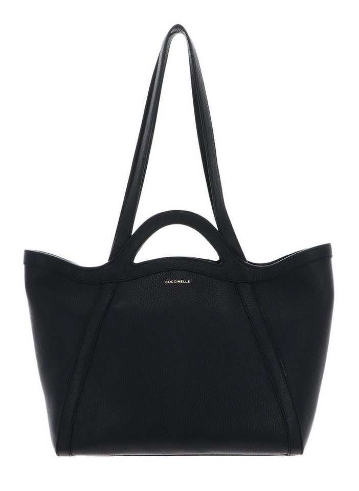 COCCINELLE Schultertasche Handbag Grained Leather, aus echtem Rindsleder von COCCINELLE